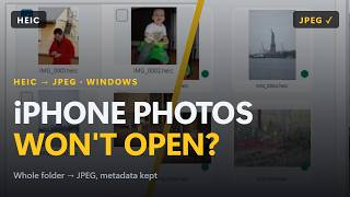HEIC to JPEG on Windows: The Complete Guide (2026)