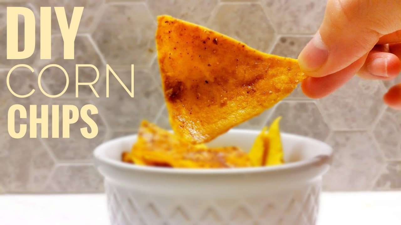 how to make easy corn chips ! YouTube