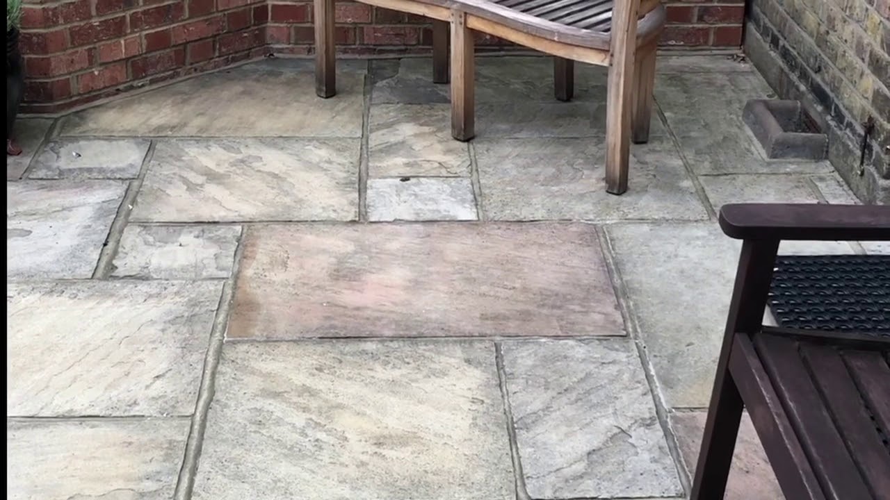 Patio black spot removal service Kingston surrey kt2 YouTube
