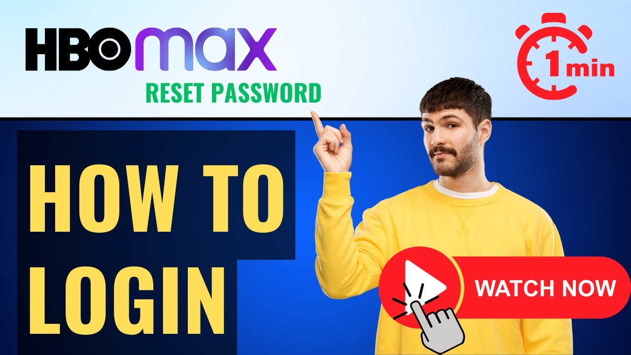 HBO Max Password Reset⏬👇: How to Recover HBO Max Password