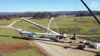 Transport of wind components to Cattle Hill Wind Park, Australia I Blue Water Shipping by Blue Water Shipping 2,764 views 4 years ago 3 minutes, 7 seconds