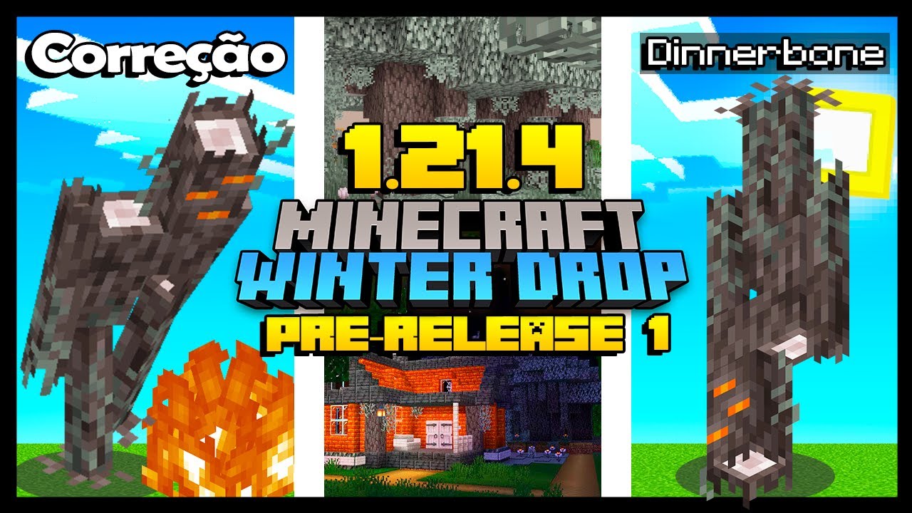 MINECRAFT 1.21.4 - ATUALIZAÇÃO WINTER DROP ENTROU EM UMA NOVA FASE ...