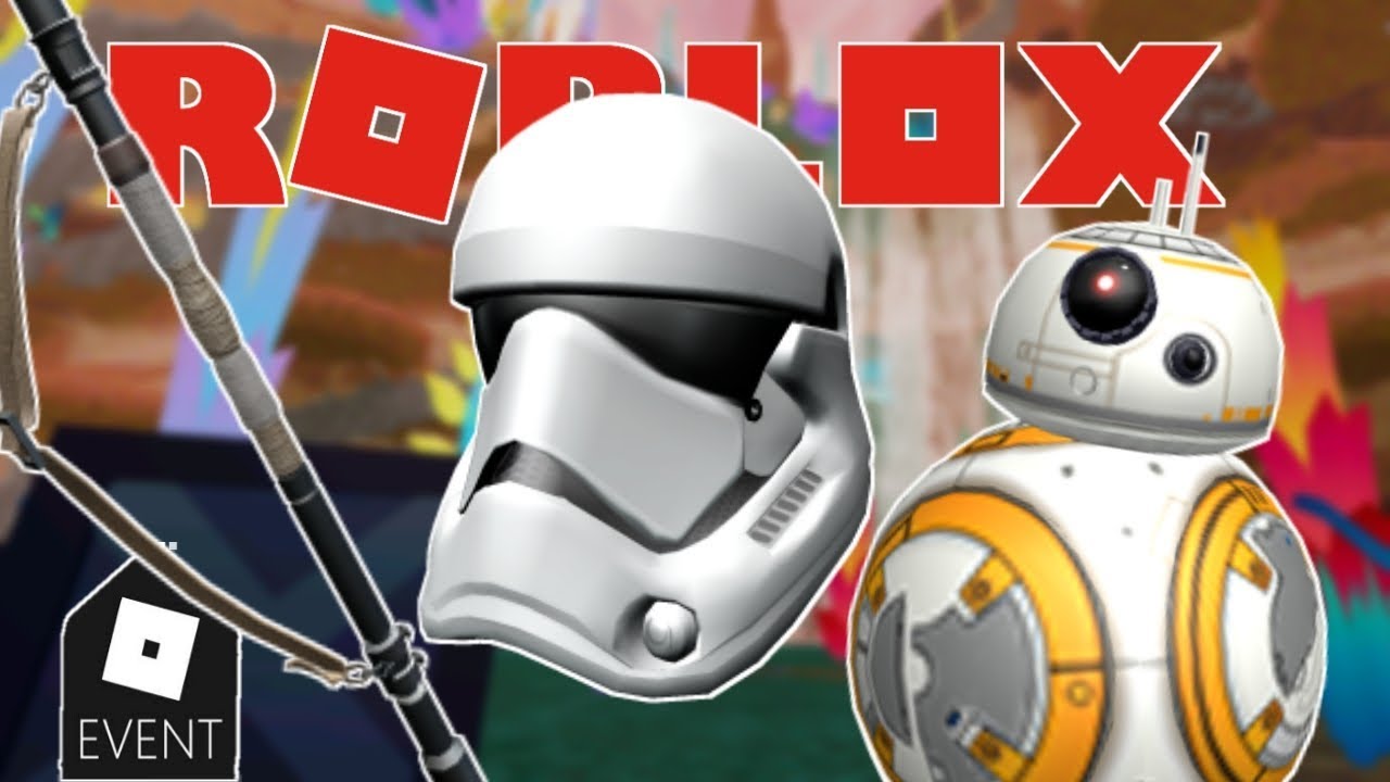 Event How To Get The Stormtrooper Helmet Bb 8 And Rey S Staff In The Roblox Creator Challenge Youtube - reys staff roblox