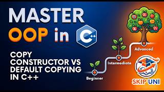 Lec-8: Copy Constructor vs Default Copying in C++ | Shallow vs Deep Copy | OOP Made Simple!