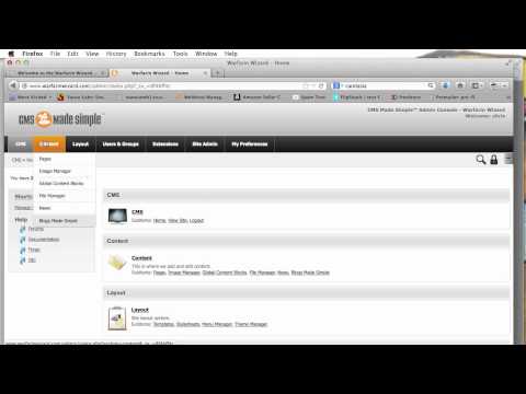 How to use cmsms