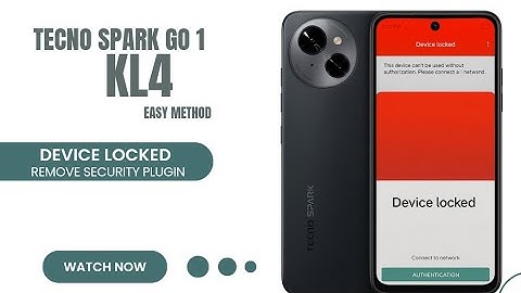 Permanent MDM Bypass on Tecno Spark Go 1 (KL4) | Remove Security Plugin 100% Working