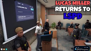 Lucas Miller Returns To Lspd After Getting Fired From Bcso Nopixel 4.0 Gta Rp