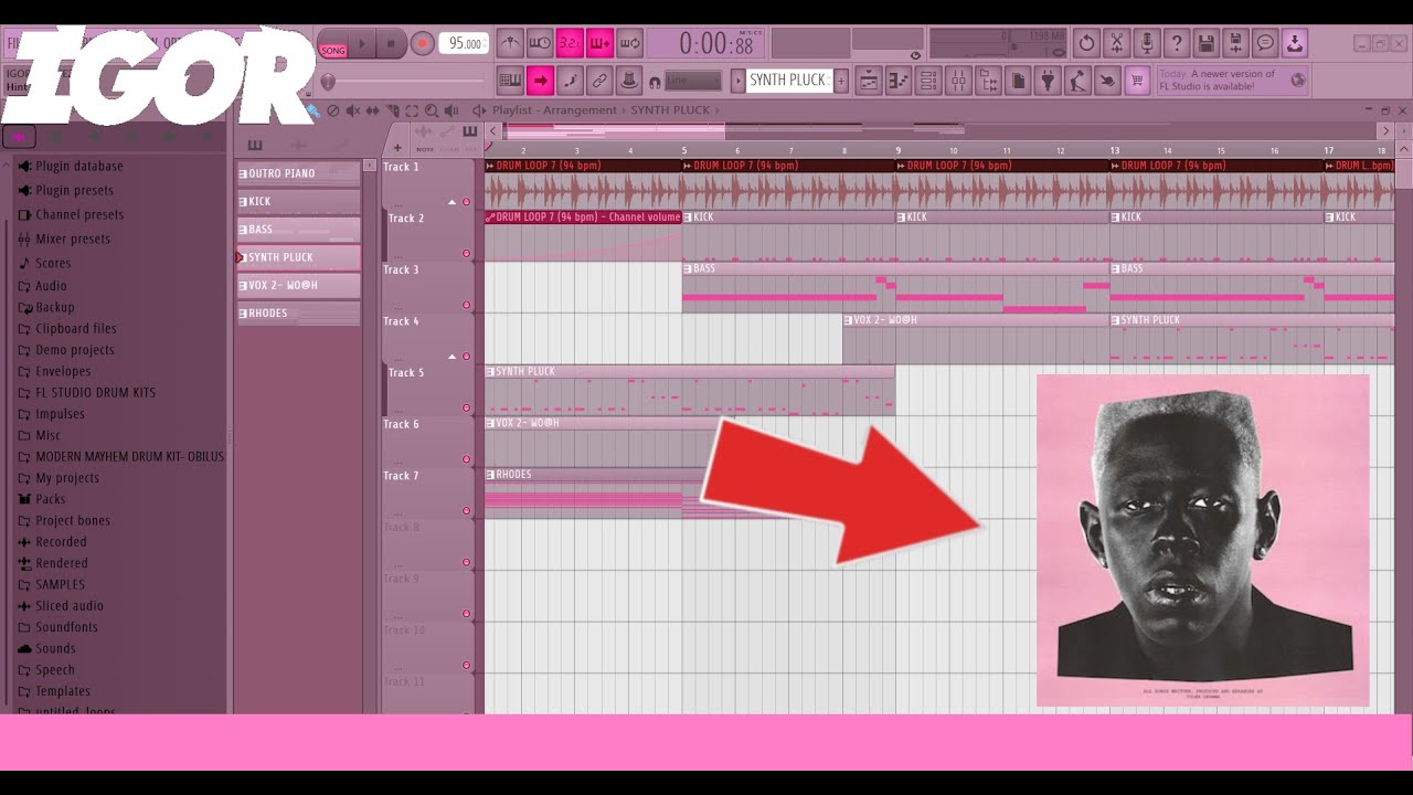 TYLER THE CREATOR TYPE BEAT- fl studio 21 - YouTube