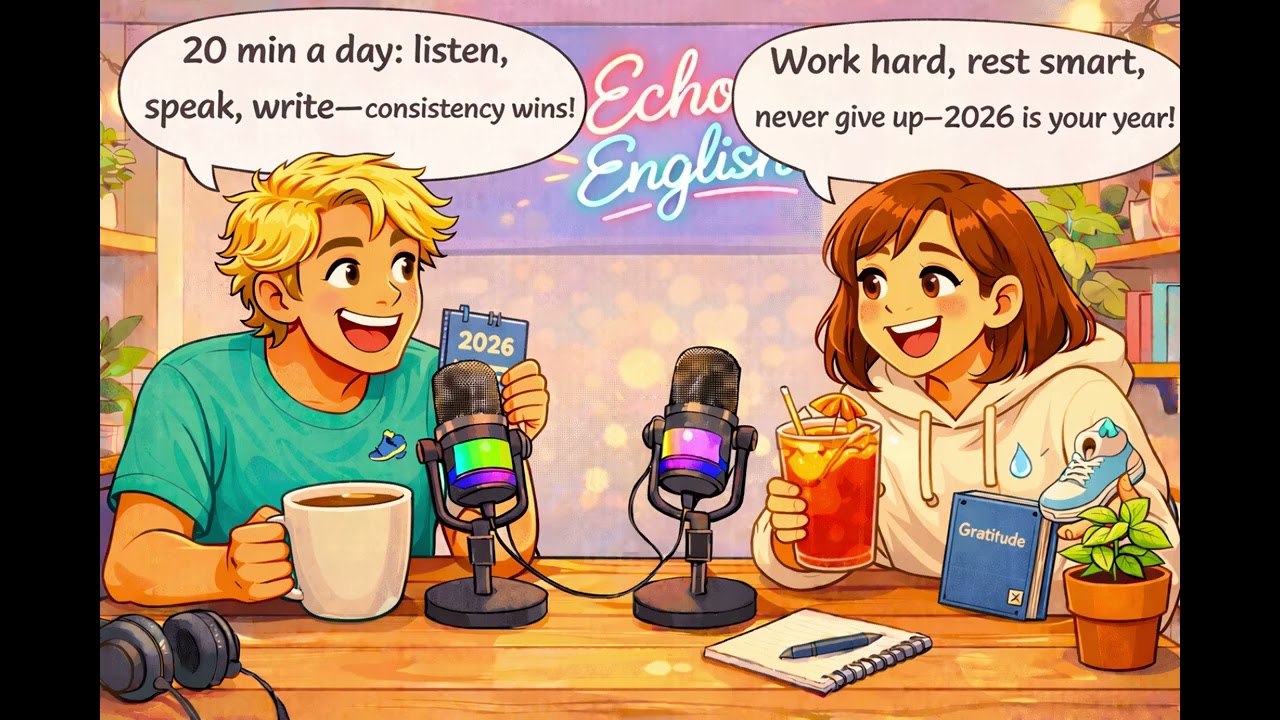 2026 English Learning Plan | Echo English | How to Speak English Fluently in 1 Year ✨🗣️