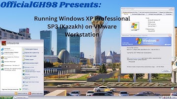 Running Windows XP Professional SP3 (Kazakh) inside Windows XP (VMware Workstation)
