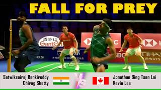 FALL FOR PREY | Satwiksairaj Rankireddy/Chirag Shetty VS Jonathan Bing Tsan Lai/Kevin Lee
