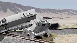 Epic Trains vs Trains Crashes #14 – BeamNG.drive | BeamNG High Speed