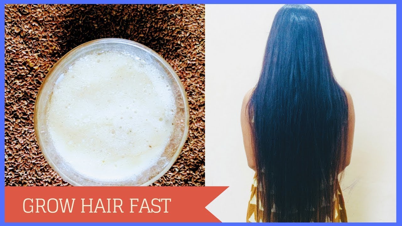 Grow Long Hair With Flax Seeds Gel Stop Hair Fall 100 Work YouTube
