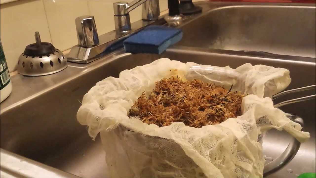 How To Make Arnica Infused Oil, Part 2 YouTube