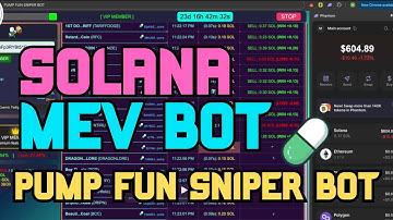 Solana MEV bot full execution | Pump Fun sniper bot live trading workflow