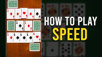 How to play Speed Card game | learn speed game rules
