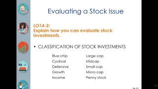 BUS 121  Ch  14 Investing in Stocks