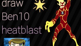 🔥🔥How to draw Ben10 heatblast 🔥🔥 screenshot 5