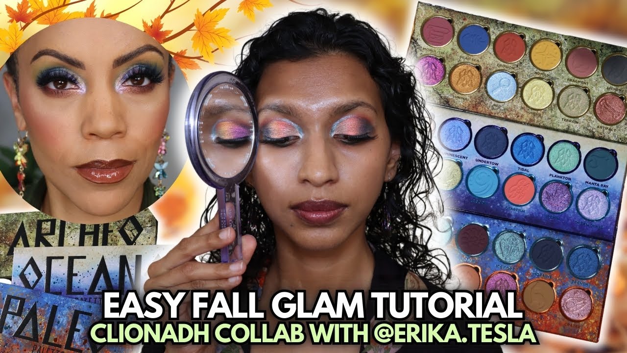 CLIONADH Cosmetics: ARCHEO, PALEO, & OCEANO Fall Indie Makeup Tutorial Collab with 