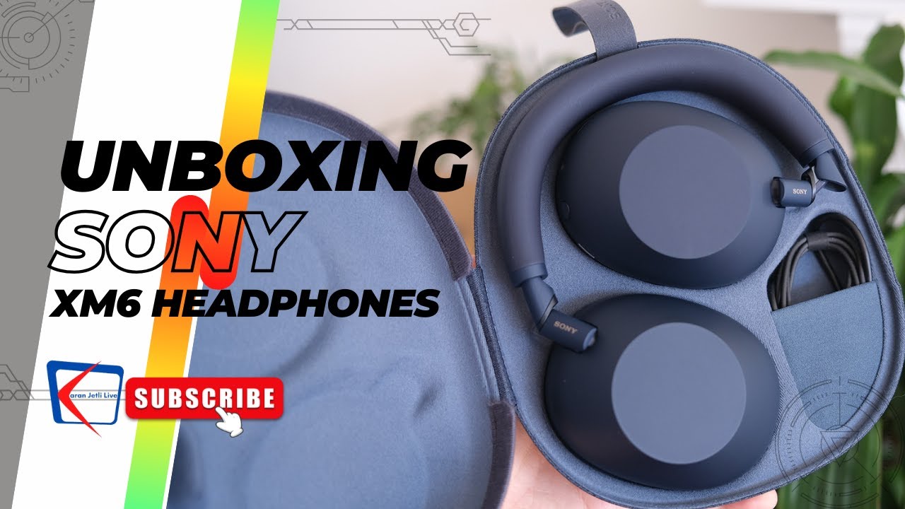 Распаковка наушников Sony MX-6