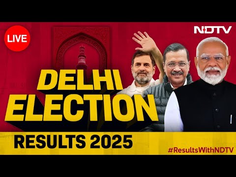 Election Results 2025 LIVE | Delhi Election Results | BJP Vs AAP Vs Congress | NDTV 24×7 Live TV