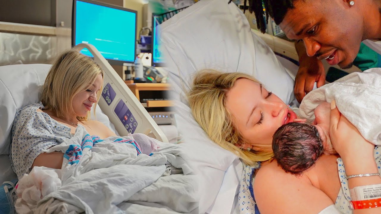 Labor Scenes Our Labor And Delivery Behind The Scenes Birth Vlog | Tricia And Kam ...