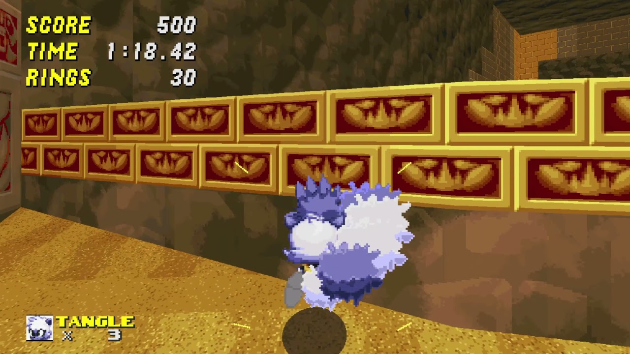 SRB2 2.2.9 Tangle gameplay