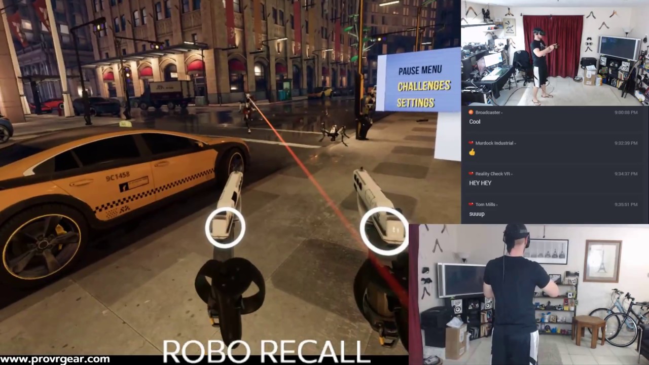 Robo Recall + Dead & Buried - VR Live Stream Oculus Game-play ACTION!