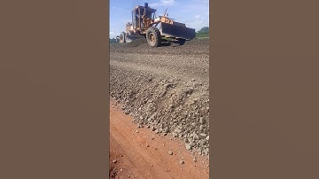 CAT Grader at work #road #roadconstruction #caterpiller #caterpillar #grader #shortsvideo
