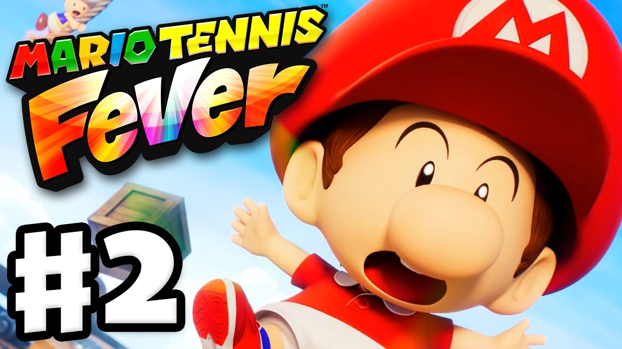 Mario Tennis Fever - Gameplay Walkthrough Part 2 - Airship Disaster!