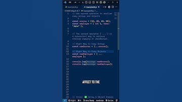 JavaScript Right way to copy array and objects | #shorts #shortsfeed #javascript