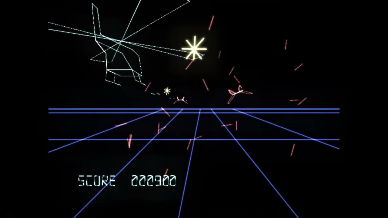 "No Return" (1983) - Obscure Vector Graphics Coin-Op Arcade Game