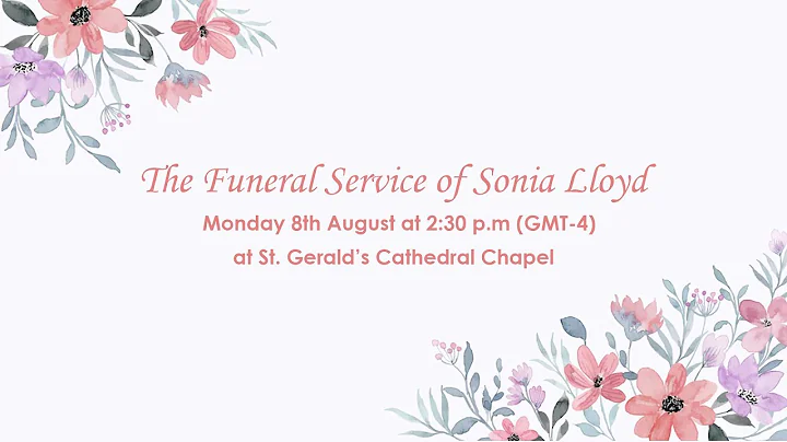 The Funeral Service of Sonia Lloyd