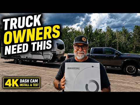 Dash Cam Install on my RAM 2500 Warlock | Mangoal 4K Dash Cam Review & App Test
