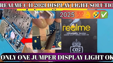 REALME C11 2021 DISPLAY LIGHT PROBLEM SOLUTION/Realme C11 (RMX3231) Lcd Back Light Problem Fixed RK