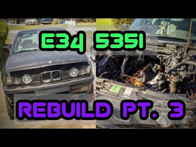 BMW E34 535i, Rebuild, Part 3 Engine Swap Prep