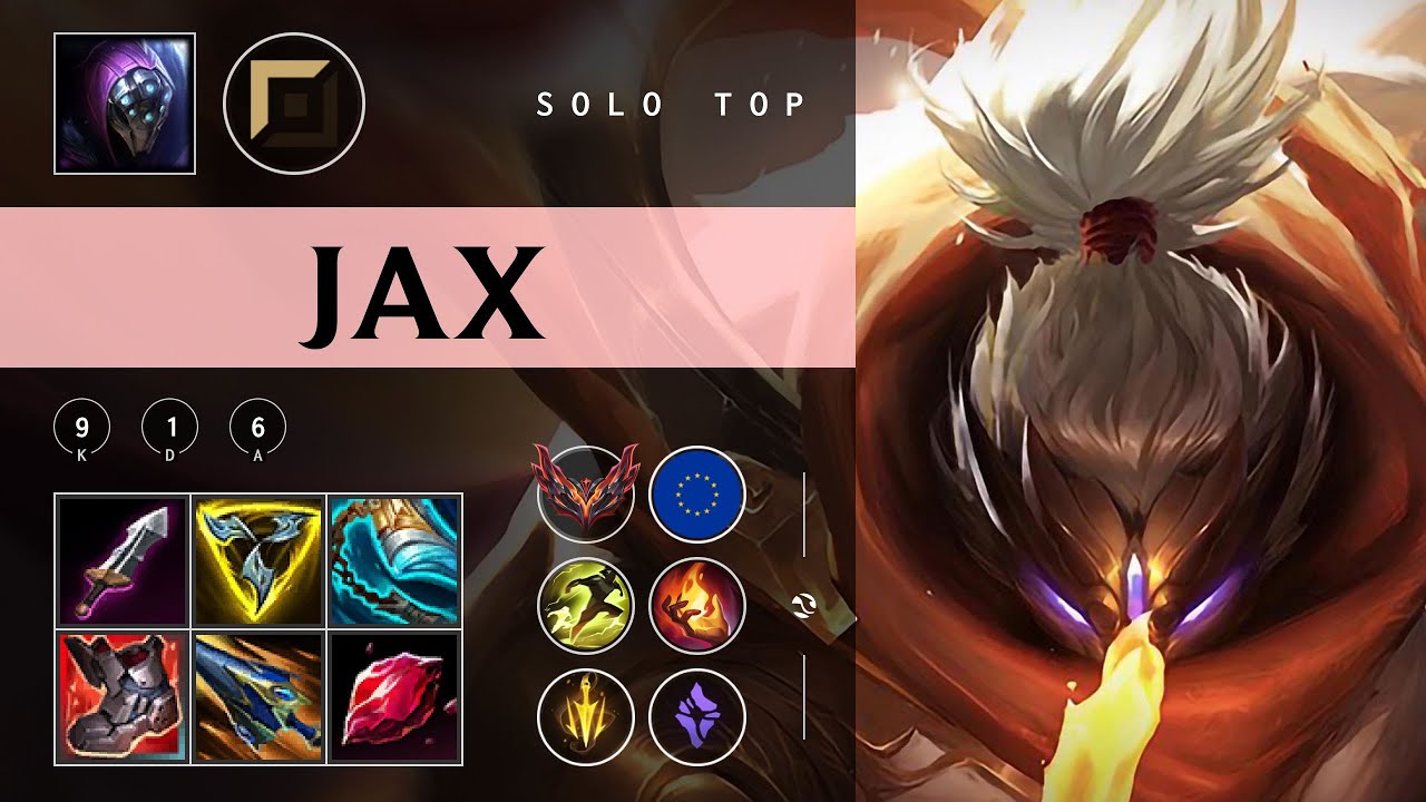 Jax Top vs Sion - EUW Grandmaster Patch 25.24