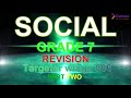 SOCIAL STUDIES GRADE 7 REVISION PART TWO