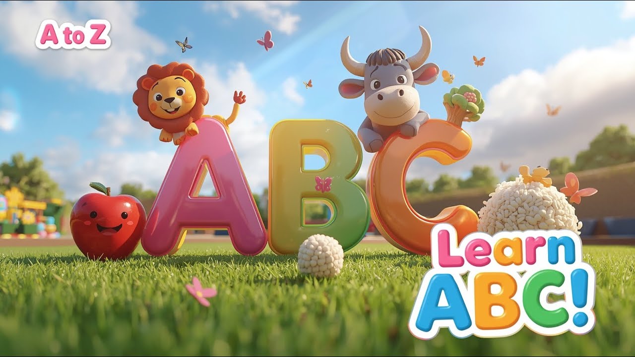 ABCD Song for Kids | Sing Along Alphabet A–Z Fun Learning