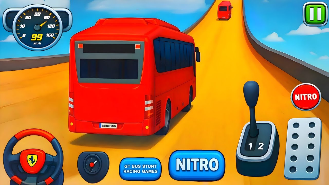 Crazy Bus Mega Ramp Impossible Racing - Bus Stunts Impossible Tracks - Android Gameplay #20