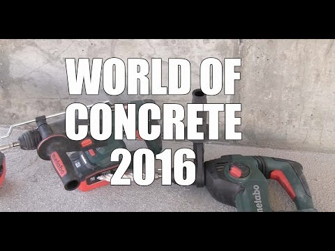 Metabo KHA 36 LTX SDS - World of Concrete 2016
