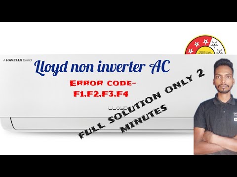 Lloyd ac F1, F2, F3, F4 Error Codes