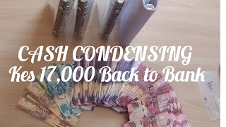 CASH CONDENSING &amp; BACK TO BANK/Kenyan Cash Budgeter/Money Saving Ideas/2025 financial goals
