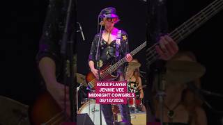 BASS PLAYER JENNIE VEE w/MIDNIGHT COWGIRLS
