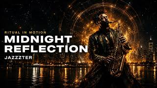 Reflections Beneath Neon Skies Midnight Reflection Atmospheric Jazz Noir
