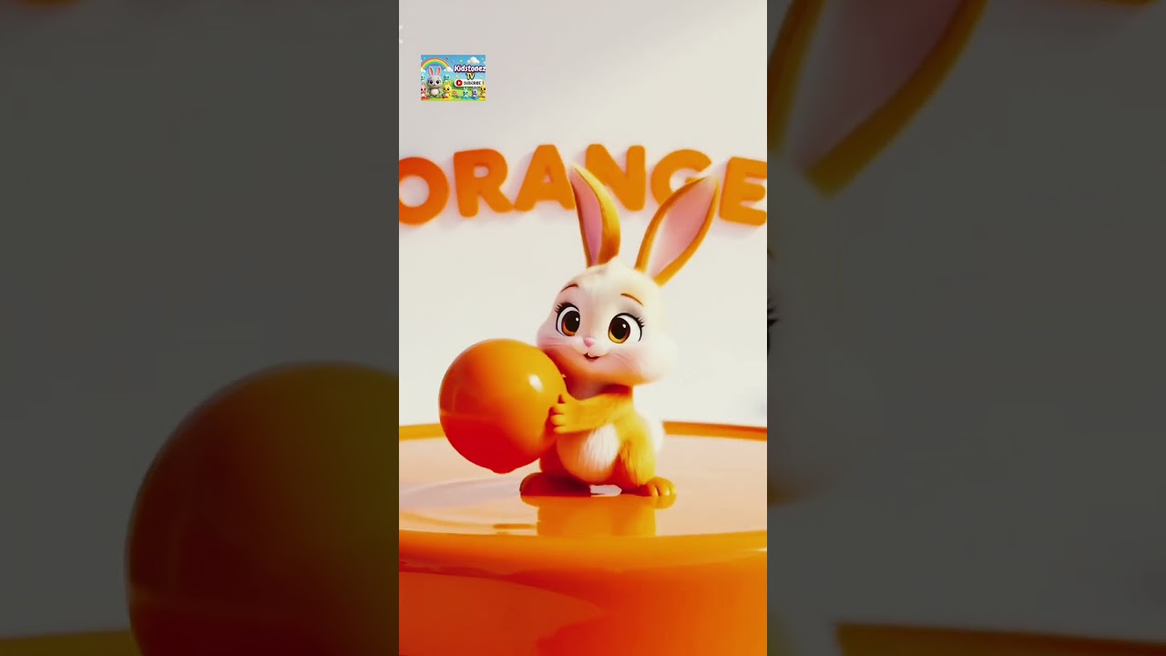 Learn Colors with Benny the Bunny! 🌈 Color Splash Song for Kids | Nursery Rhymes & Kids Songs