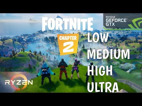 Fortnite Chapter 2-Gtx 1060 3GB+Ryzen 5 1600/1080p