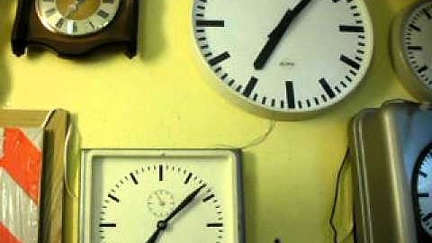 CTW master clock in action