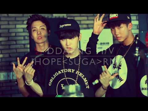 BTS RM, SUGA, J-HOPE - 땡(Ddaeng) Lyrics (FMV)
