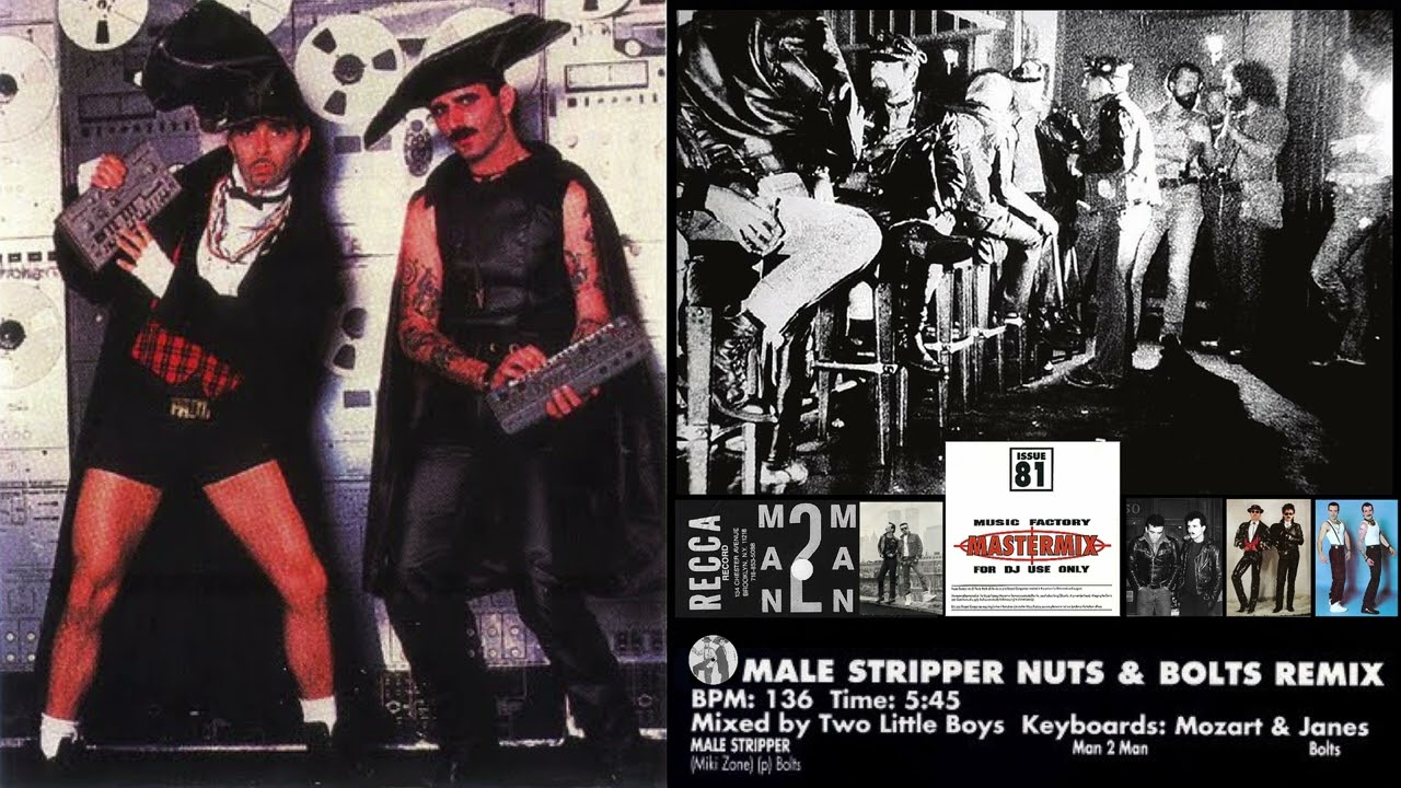 Man 2 Man ⚡ Male Stripper (Music Factory Mastermix 'Nuts & Bolts